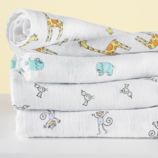 It's a Wrap Swaddling Blanket Set (Zoo Animals)