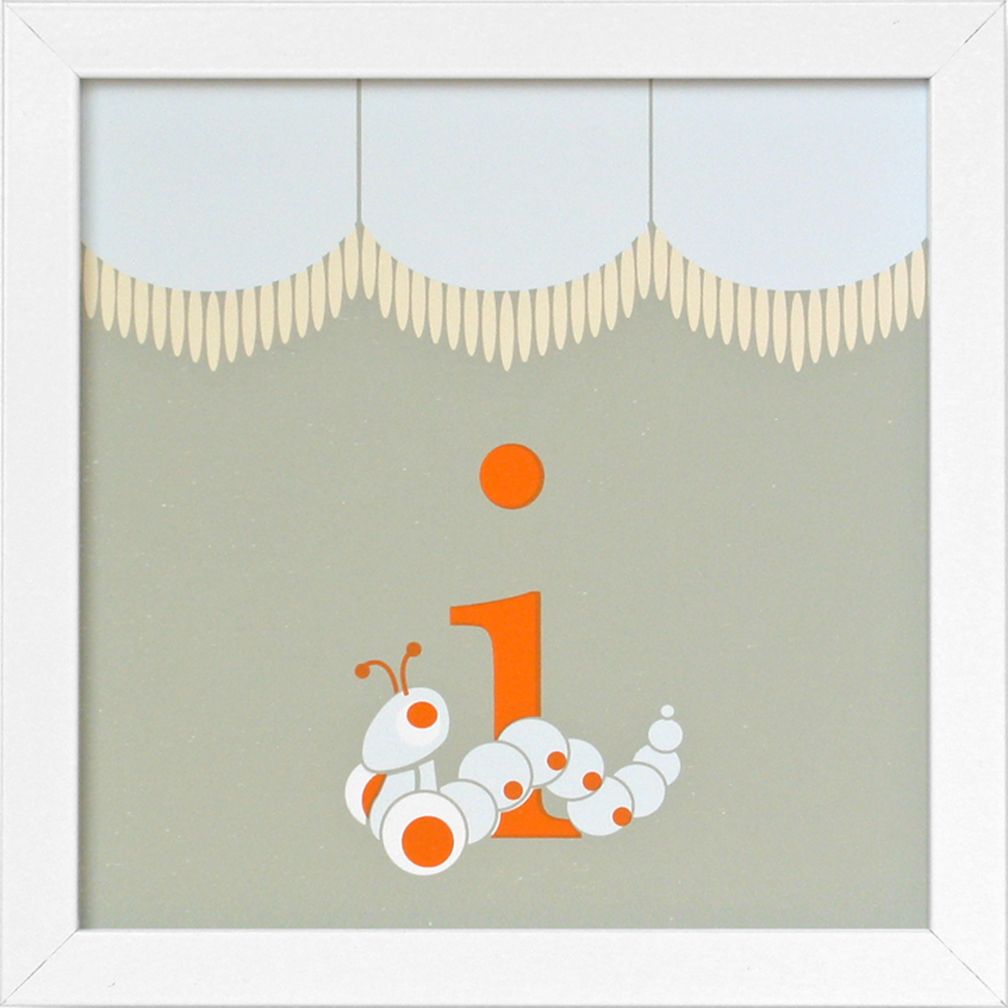 Not Your Usual Alphabet Framed Letter I