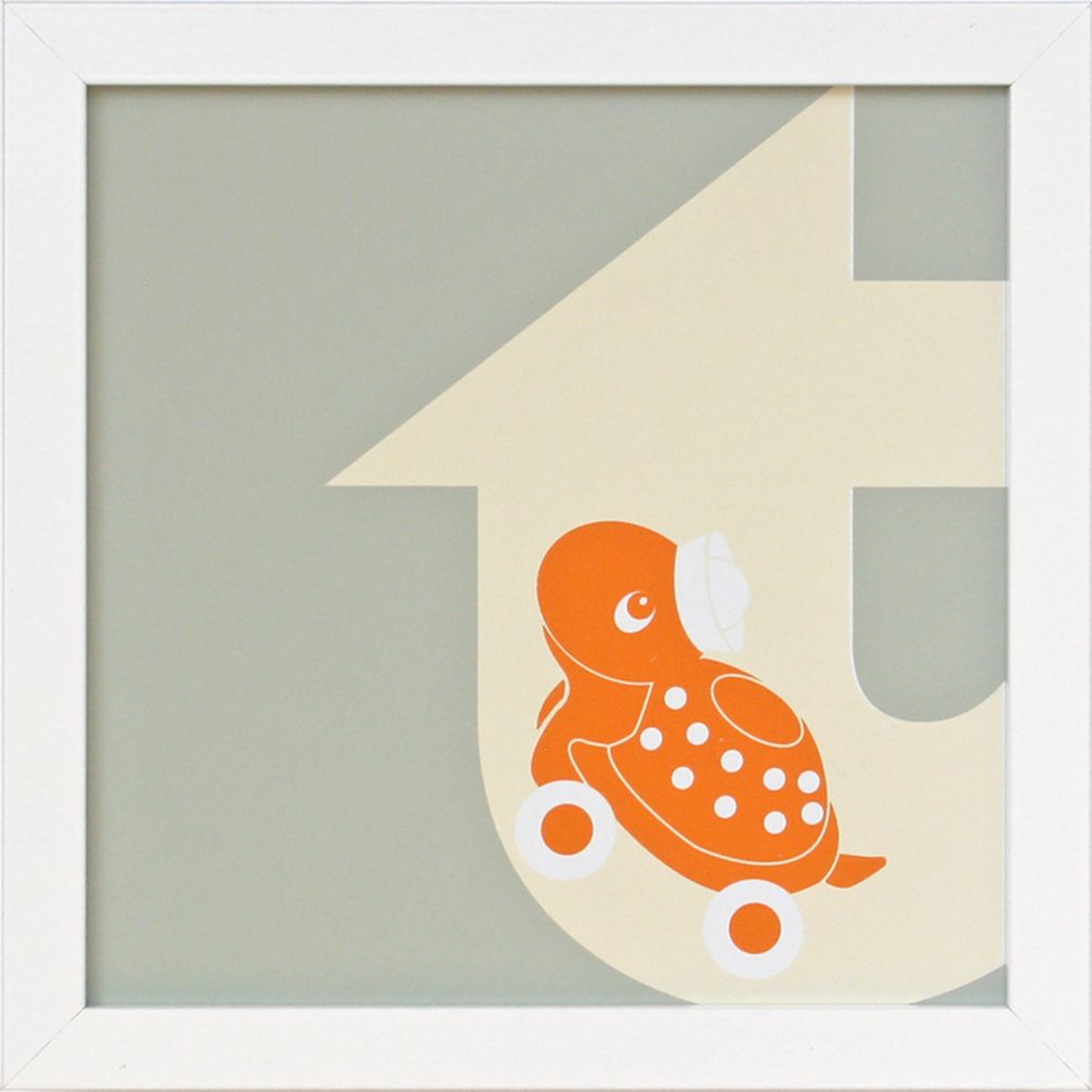 Not Your Usual Alphabet Framed Letter T
