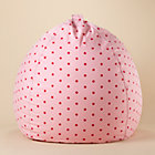 40" Pink Dots Beanbag Chair includes Cover and Insert
