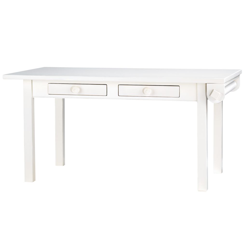 Medium Activity Table w/Paper Roller (White)