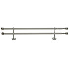 28-48" Nickel Button Cap Double Rod