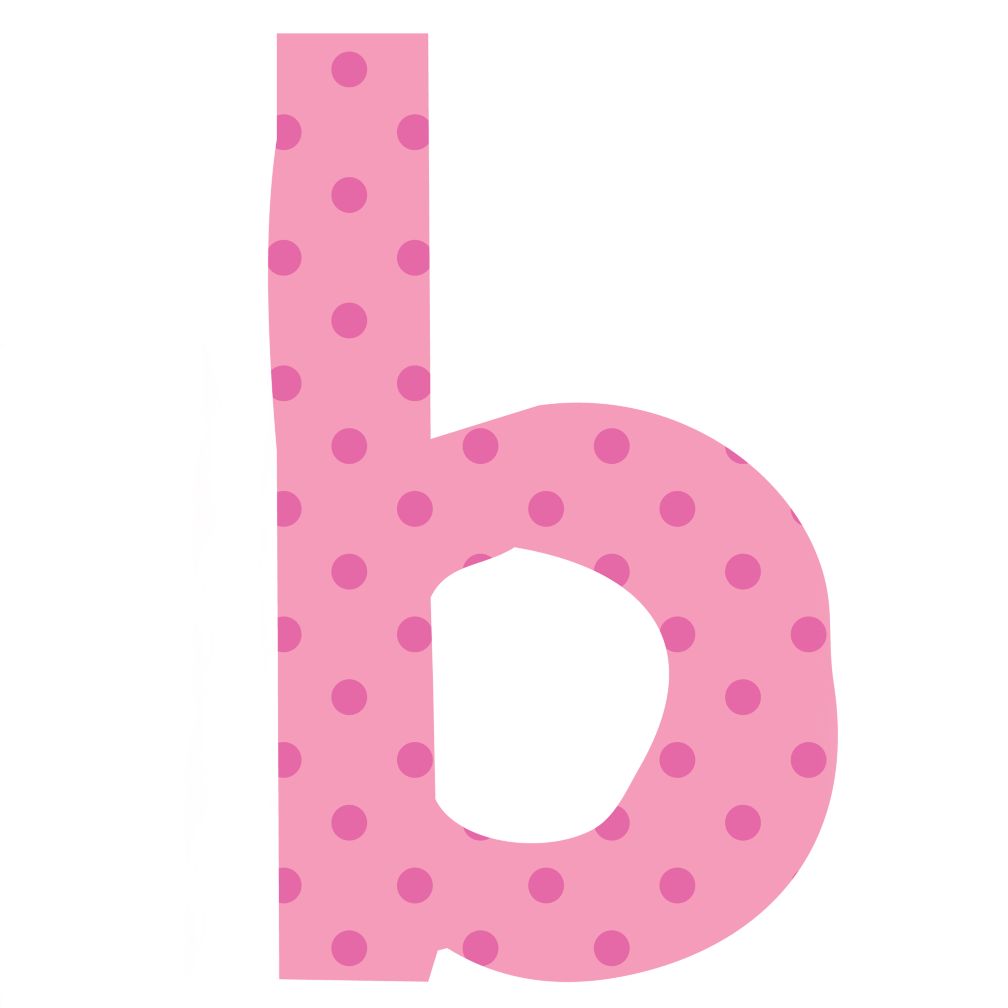 Fantabulous Fabric Letter b