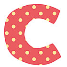 Fabric Letter c