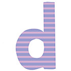 Fabric Letter d