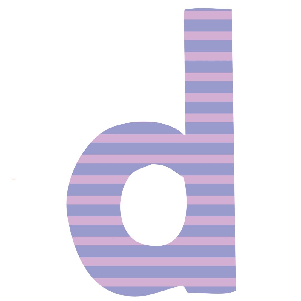 Fantabulous Fabric Letter d