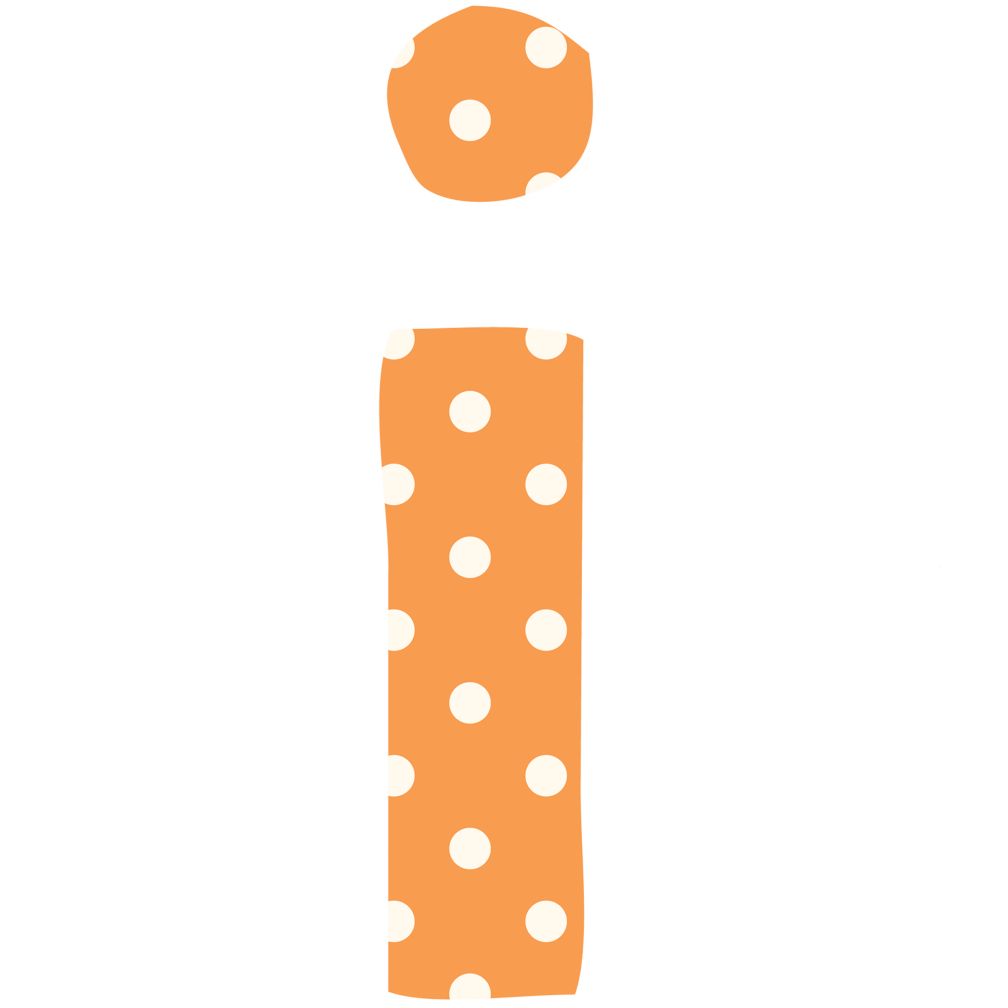 Fantabulous Fabric Letter i
