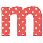 Fabric Letter m