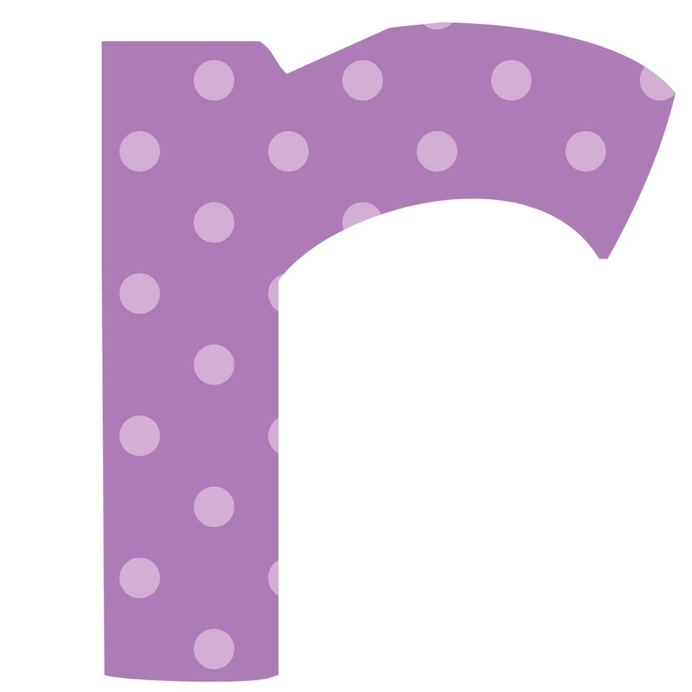 Fantabulous Fabric Letter r