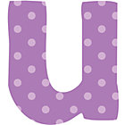 Fabric Letter u