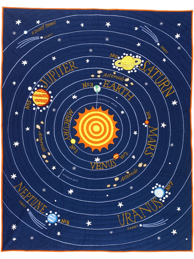 All Solar System's Go Quilt (Full-Queen)
