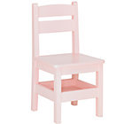 Pink Storage ChairFloor to Seat: 14" H